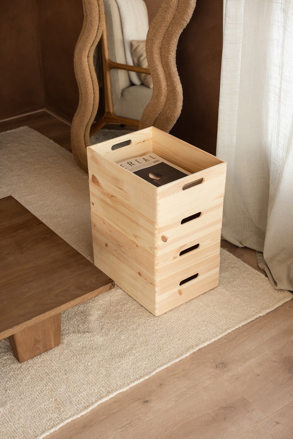 Houten stapelset KIM MIDI 4: 4x KIM MIDI open